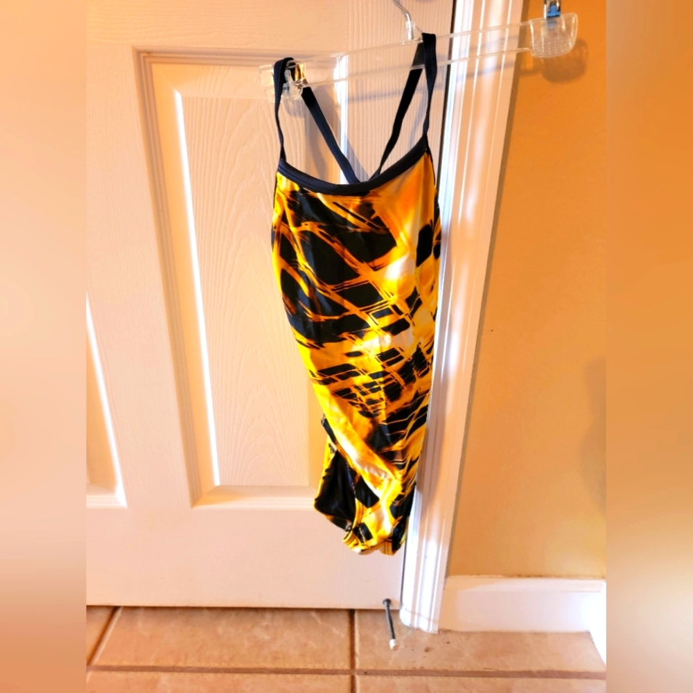 Yellow & Black Speedo